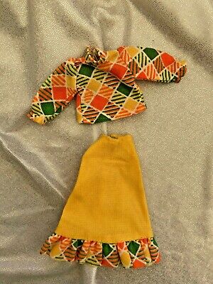 Pippa Doll  Yellow Check Maxi Skirt & Top Outfit - Monte Carlo Collection Dawn