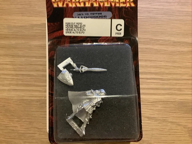 Games Workshop Warhammer FB,  High Elf Hero Selafin OOP NIB Ltd Ed