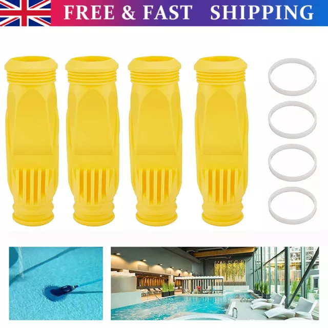 4Pcs Pool Cleaner Diaphragm W69698 Foot Pad For Zodiac Baracuda G3 G4 Alpha 2 3