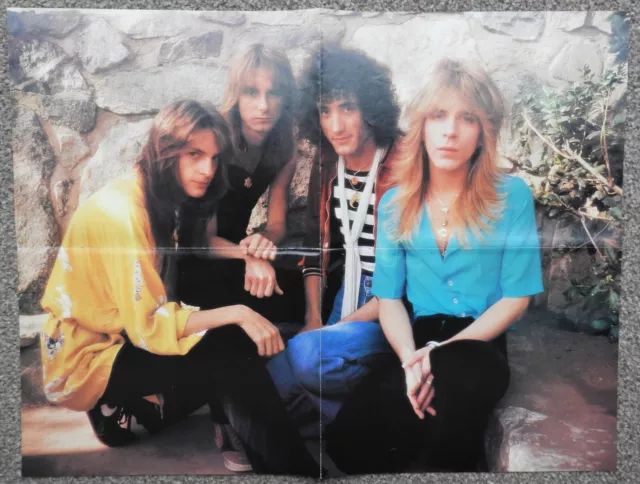 Quiet Riot poster Randy Rhoads era - 2 sided - Jimi Hendrix on back 16x21 inches