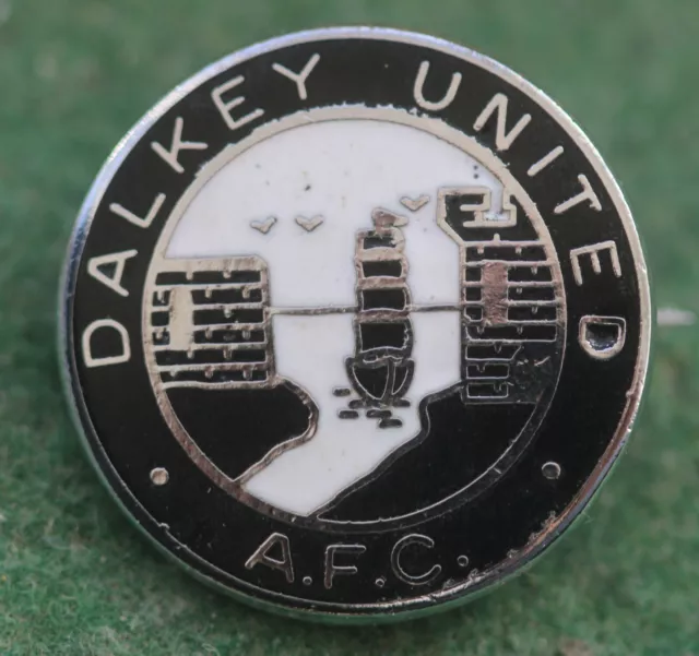 Rare Ireland Dalkey United FC Football Club Enamel Pin Badge REEVES