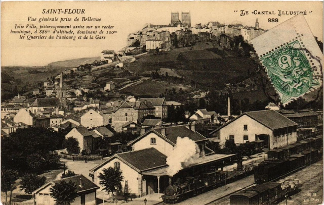 CPA St-FLOUR - General View Taken by Bellevue (480281)