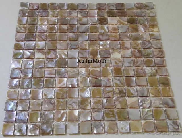 11PCS Natural colorful shell mosaic mother of pearl kitchen backsplash wall tile