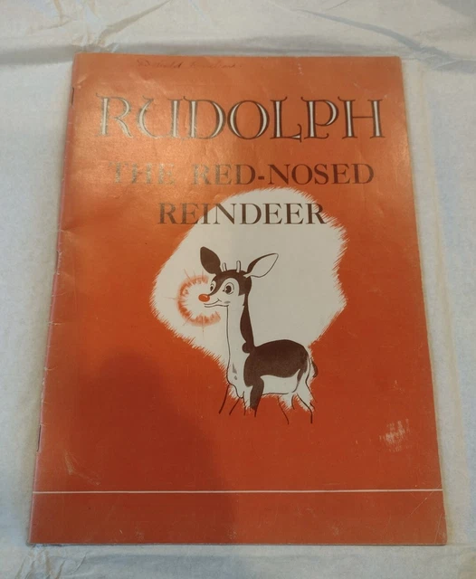RUDOLPH THE RED Nosed Reindeer 1939 Montgomery Ward Book Tri-Motor ...