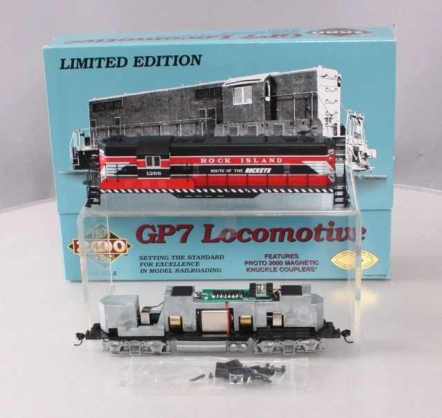 Proto 2000 23056 HO Rock Island GP7 Locomotive Phase 2 Second Release #1266 LN
