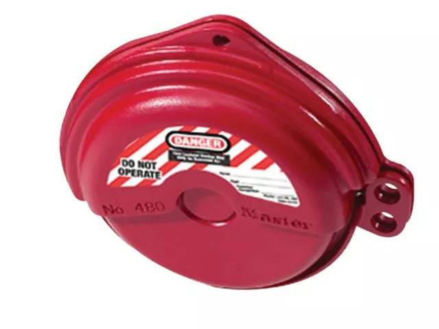Master Lock - Coperchio valvola di blocco Lockout 25-75mm (1-3 pollici)