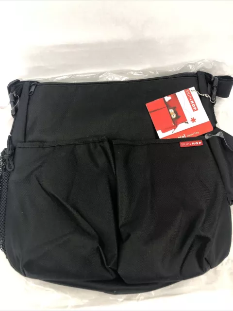 Skip Hop Duo Essential Diaper Bag Black nwt