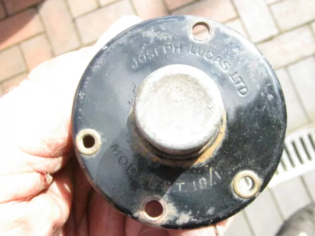 LAND ROVER-Genuine LUCAS floor mounted starter switch. No 764270.  dated 1968,