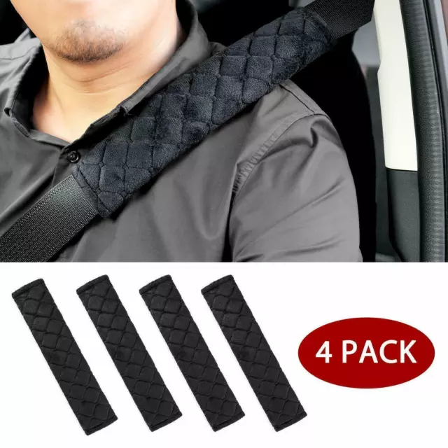 1 pezzo Copri cintura di sicurezza per auto trapuntato traspirante PU