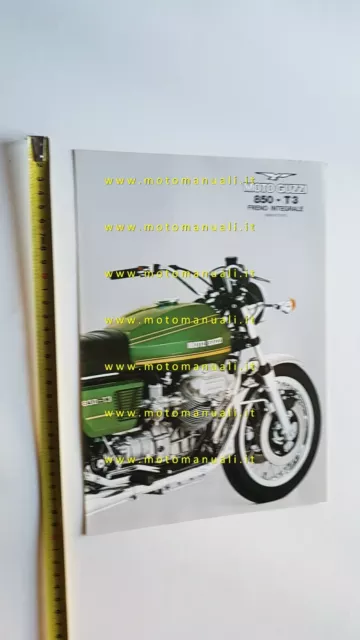 MOTO GUZZI 850 T3 1975 depliant originale italiano brochure