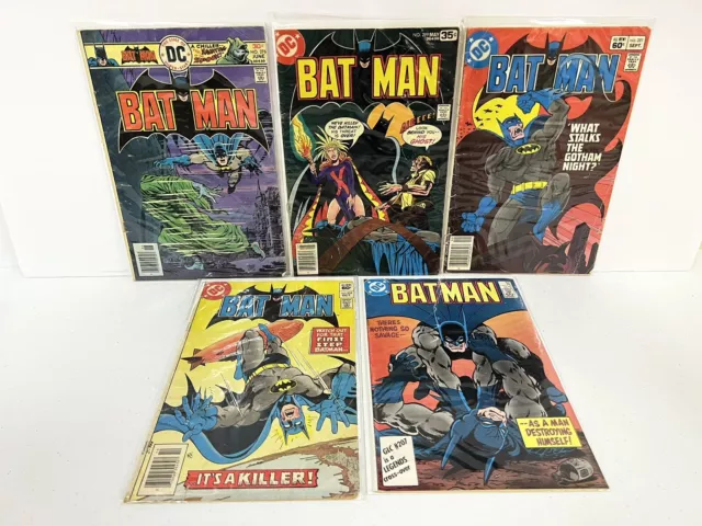 Batman 276 299 351 352 402 Lot Of 5 Comic Books DC Comics Key Classic Cover Key