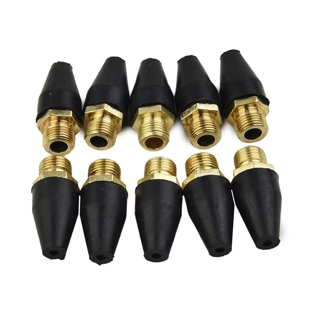 Pièces Caoutchouc Bec 10 Pièces Air Souffle Outils 0.3cm Accessoires Connexion
