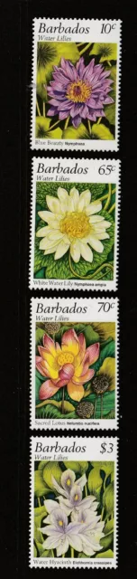 Barbados 1995 Water lilies UM/MNH SG 1062/5