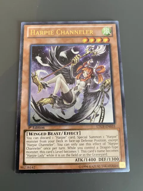 LTGY-EN035 Yu-Gi-Oh! Harpie Channeler 1st Edition Ultimate Rare Listing No2