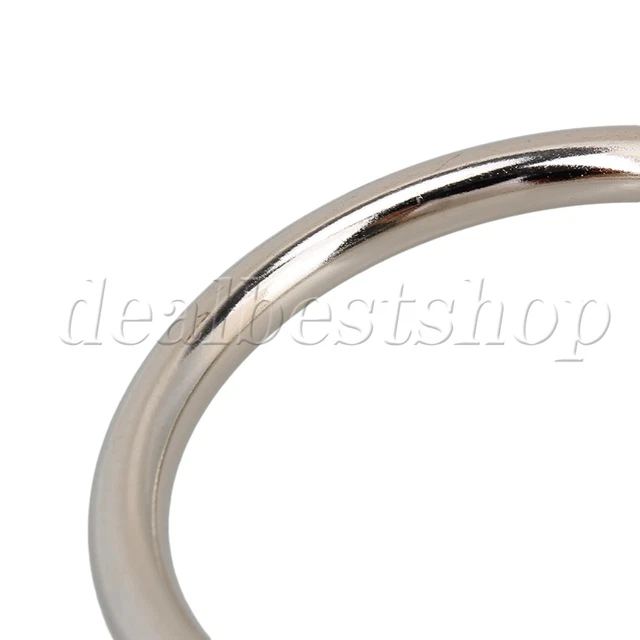 Junta tórica de metal de 38 mm diapositivas llaveros supervivencia correas collares artesanías 20x5 piezas