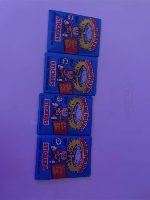Topps gpk 2nd series packs. 4 packs