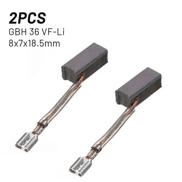V Kohlebürste 2 STÜCKE FÜR BOSCH 36VF-LI BOHRER D35 GBH GBH36 GBH36V-LI