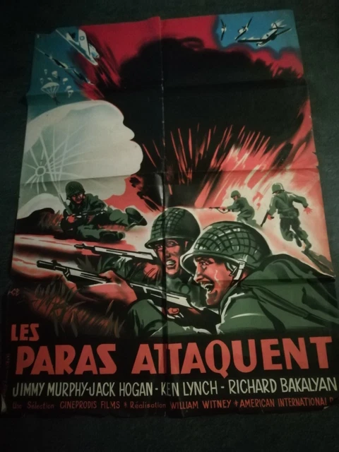Affiche - Les Paras attaquent  58x78 cm