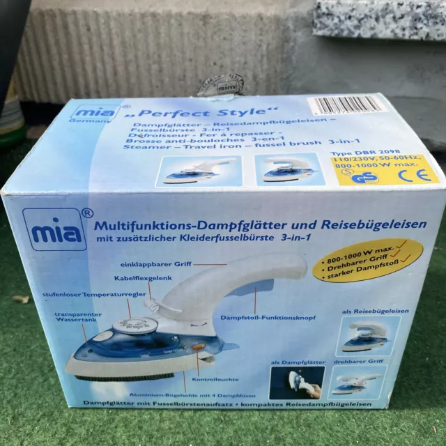 Reise Dampf Bügeleisen Mini (Mia)