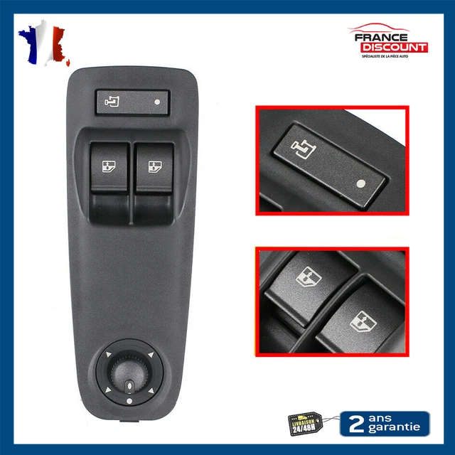 Commande interrupteur bouton de lève vitre pour Boxer Ducato Jumper =735421714