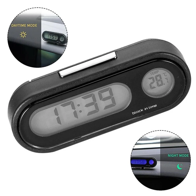 Voiture Numérique Uhr-Thermometer Auto Horloge Multifonctions Thermomètre