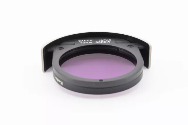 [Top Mint] Canon 52mm Drop in Filter Holder for Screw-in Filters From Japan