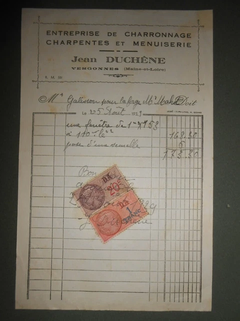 Ancienne Facture Le Cotentin Crépin Braley – Conserves, Saint-Lô, Manche, 1939