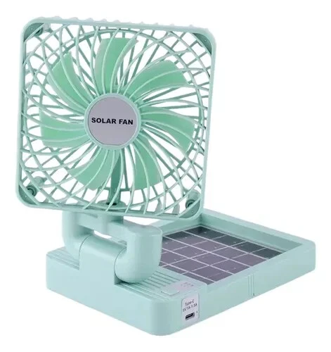 Ventilateur Solaire 4 Pouces – Support Télescopique Alu – Panneau + Ventilateur – Noir