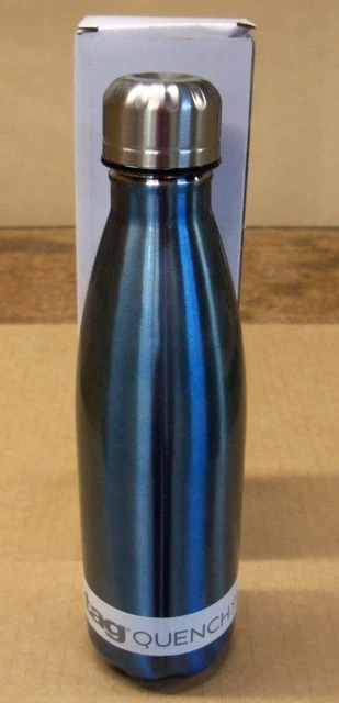 Enjoy Today Double Wall Insulated Bottle Tag Blue Original Box New 