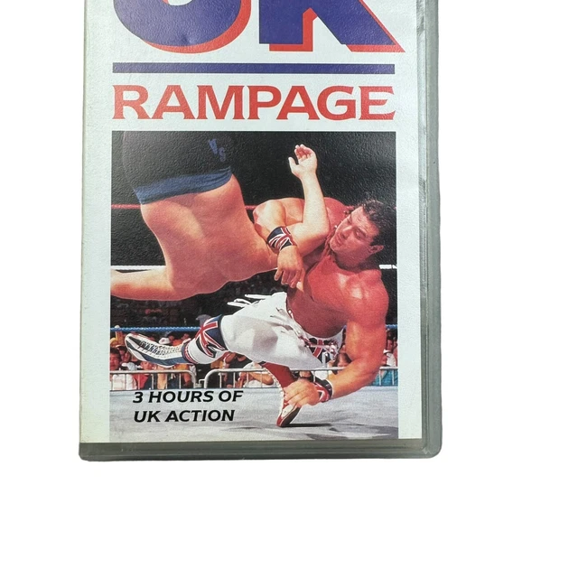 WWF VIDEO VHS UK Rampage Wrestling Sports Video 1991 £14.99 - PicClick UK