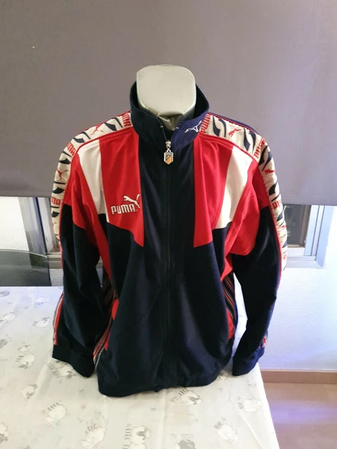 CHAQUETA JACKET VINTAGE 90'S Puma Atletico De Madrid Talla L EUR