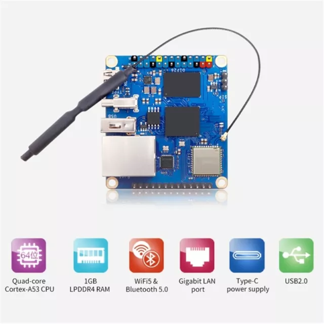 Cortex A53 Orange Pi Zero3 1GB Allwinner H618 64 bit WiFi5+BT 5.0 Board