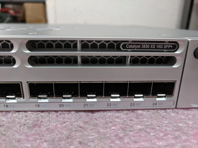 CISCO WS-C3850-24XS-S 24-PORT SFP+ Ethernet IP Base Switch+ | RNW794DS ...