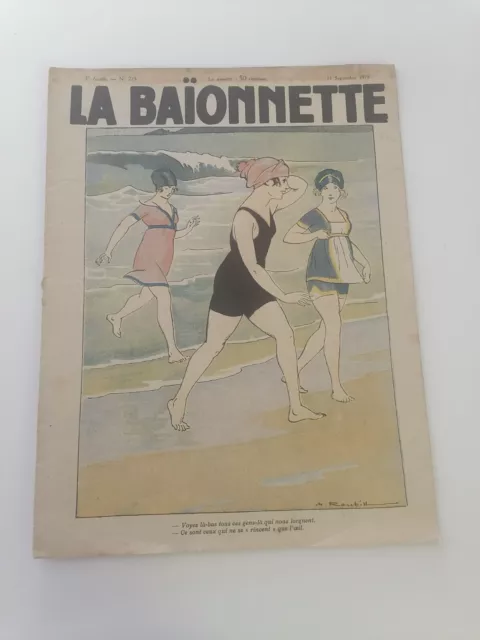 Guerre 14/18 Revue La Baionnette 1919 A. Roubille Leonnec Les Annees Folles Mode