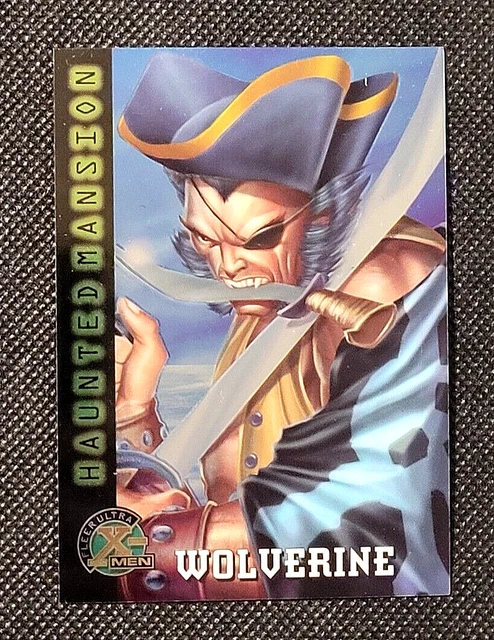 VINTAGE 1995 FLEER Marvel X-Men Haunted Mansion Wolverine Captain Claw