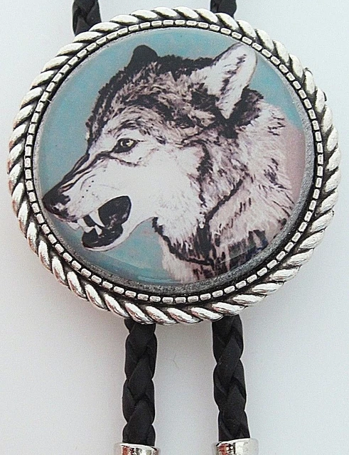 Wolf Classic Bolo Tie