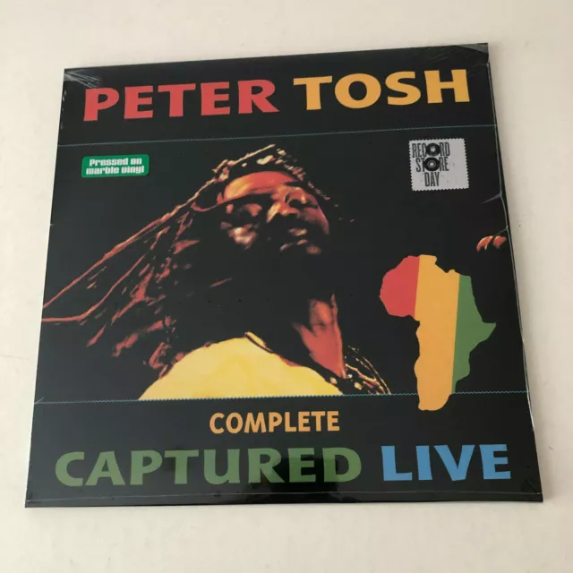 Peter Tosh: Complete Captured Live 2 LP, GREEN/ ORANGE MARBLE Vinyl, RSD2022