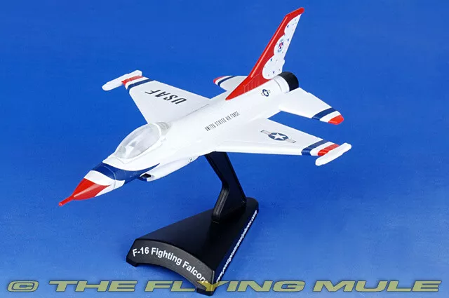 Postage Stamp Planes 1:126 F-16C Fighting Falcon USAF Thunderbirds #1