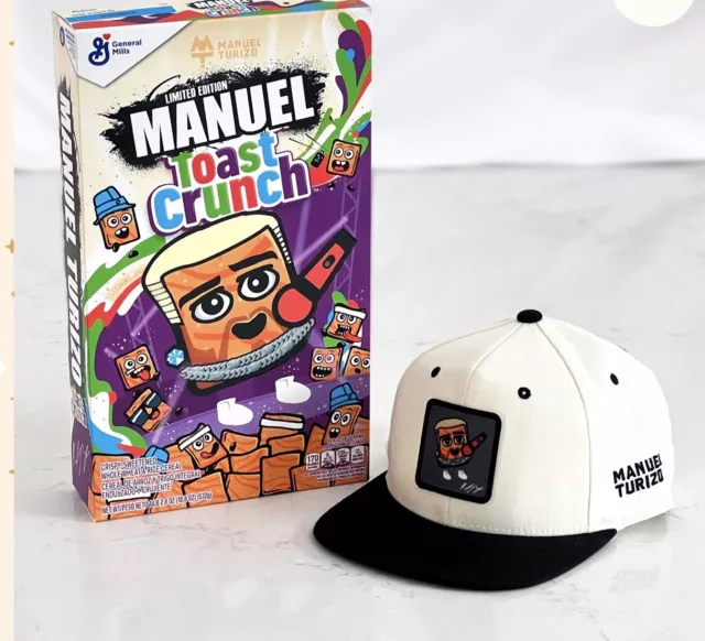 Manuel Turizo Toast Crunch Limited Edition Cereal Box With Rare SnapBack!