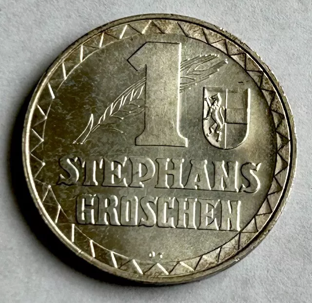 Austria Saint Stephan Silver Proof Groschen 1950 (Salzburg)