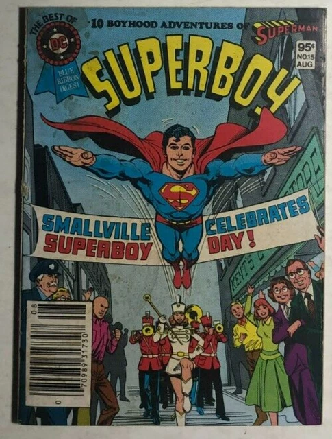 BEST OF DC SPECIAL BLUE RIBBON COMICS DIGEST #15 (1981) Superboy VG+
