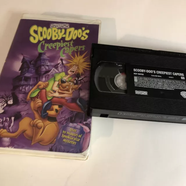 Scooby-Doo's Creepiest Capers VHS VCR Video Tape Used Clamshell Animation