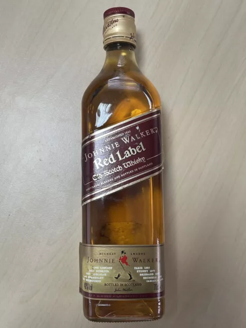 Johnnie Walker Red Label Rarität Vintage Old Scotch Whisky