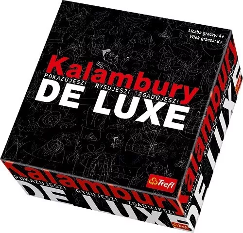 Kalambury de Luxe Gra Planszowa Towarzyska Imprezowa Rodzinna Board Game Polska