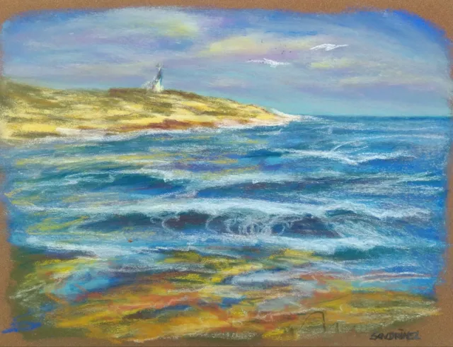Sea Landscape Seafront Board Marine Beach Holiday Freedom Lighthouse Blue Water