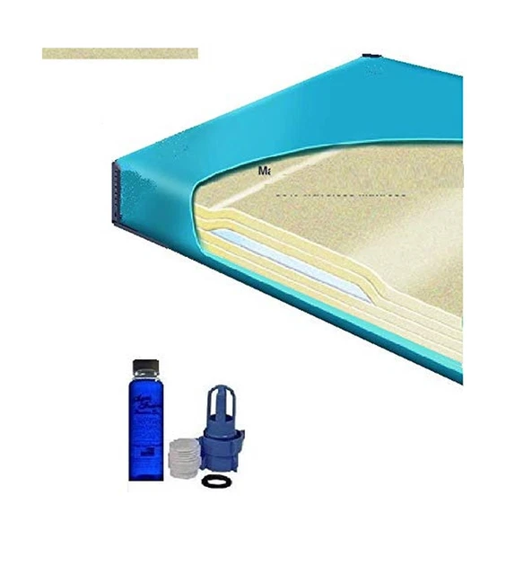 California King 90% Waveless Waterbed Mattress with Lumbar Support