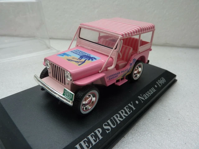 Ixo ? Pour Presse Jeep Surrey Taxi De Nassau 1960 Neuf En Blister Ouvert