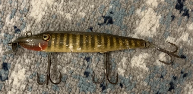 VINTAGE Creek Chub Lure Company Pikie Glass Eyed Minnow CCBC VINTAGE Creek Chub Lure Company Pikie Glass Eyed Minnow CCBC