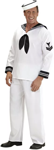 Widmann Costume da Marinaio Uomo Vestito Carnevale Vestito Marina Militare