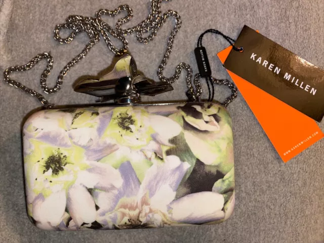 Karen millen fold 2025 over chain strap bag